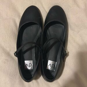 Dolce vita black ballet flats with small heel